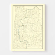 map of Franklin Coun