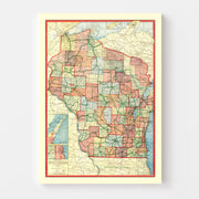 map of Wisconsin