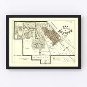 Bay View Vintage Map 1919