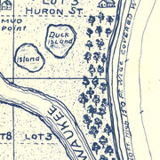 old Milwaukee map