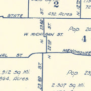 old Milwaukee map