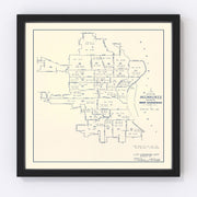 Milwaukee Vintage Map 1931
