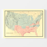 map of United States