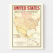 map of United States