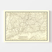 map of Connecticut