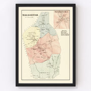 Marlborough Vintage Map 1869