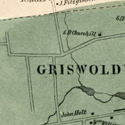 old Wethersfield map