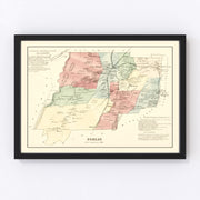 Berlin Vintage Map 1869