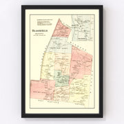 Bloomfield Vintage Map 1869