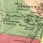 old Simsbury map