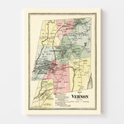 map of Town of Verno