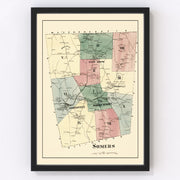 Somers Vintage Map 1869
