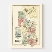 map of Town of Hebro