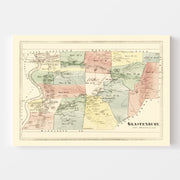 map of Glastenbury