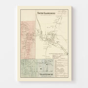 map of South Glasten