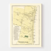 map of Windsor Locks