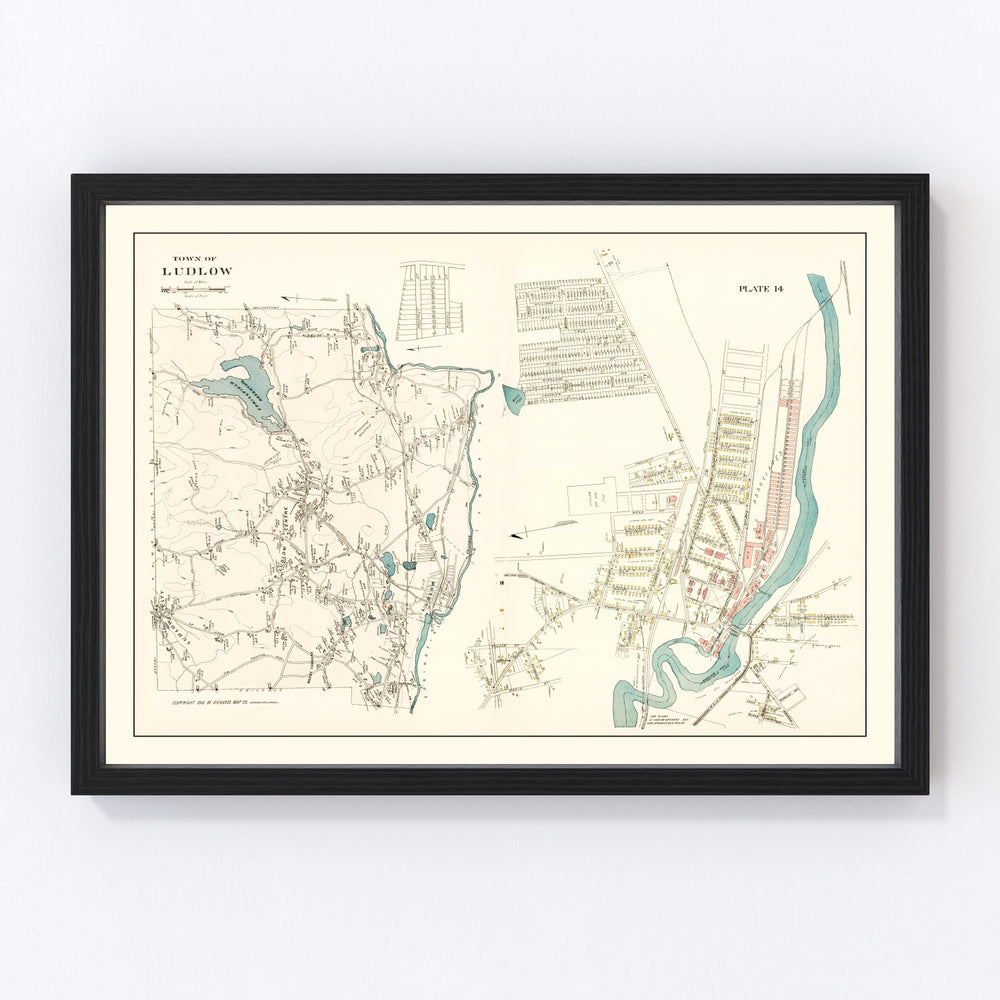 Carrollton Vintage Map 1873
