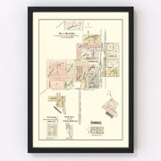 White Hall Vintage Map 1873