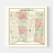 map of Richland Coun