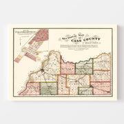 map of Cass County