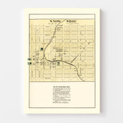 map of Snow Shoe
