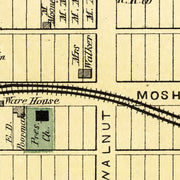 old Snow Shoe map