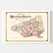 map of Delaware Coun