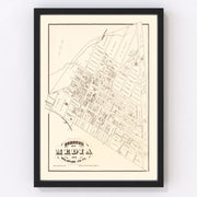 Media Vintage Map 1875