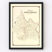 North Chester Vintage Map 1875