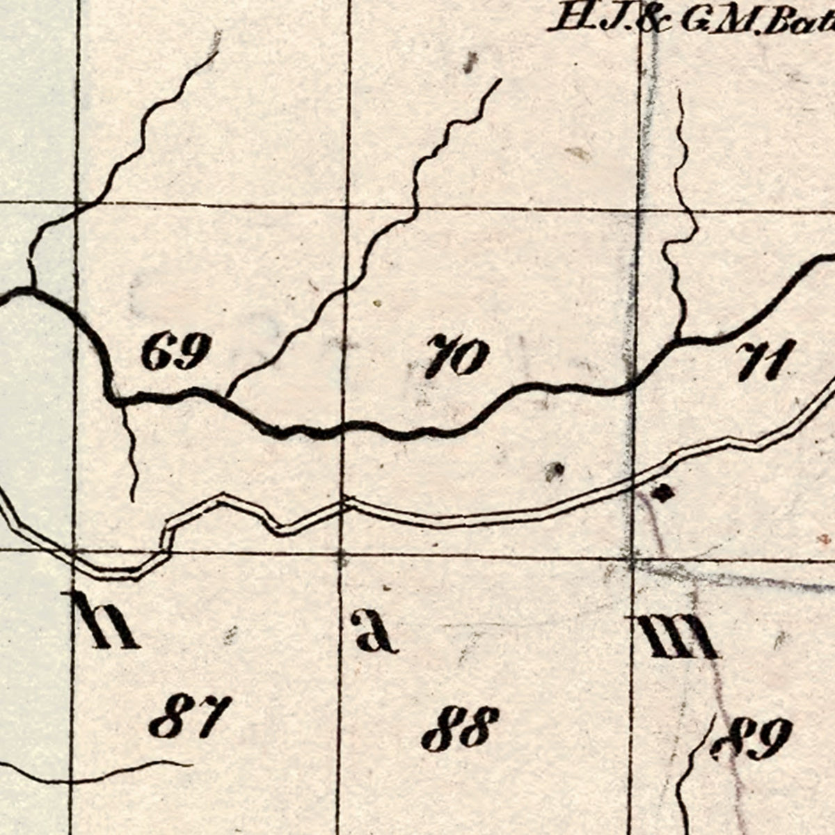 Restored historic details from the 1875 township map of Lewis County, New York