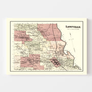 map of Lowville