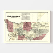 map of New Bremen