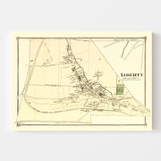 map of Liberty