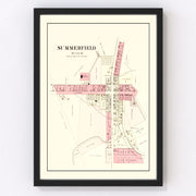 Summerfield Vintage Map 1876