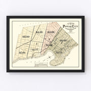 Passaic Vintage Map 1877