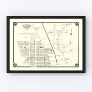 Clifton Vintage Map 1877