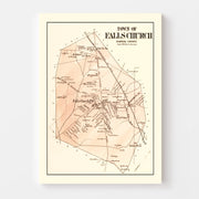 map of Falls Church