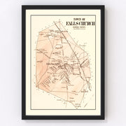 Falls Church Vintage Map 1879