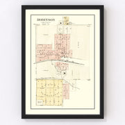 Robinson Vintage Map 1887
