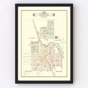 Clio Vintage Map 1889