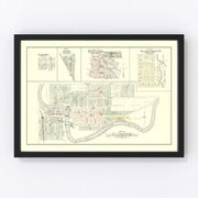 Flushing Vintage Map 1889