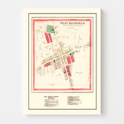 map of West Mansfiel