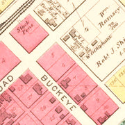 old Belle Centre map
