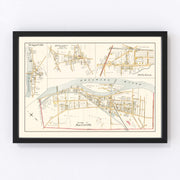 Morrisville Vintage Map 1891