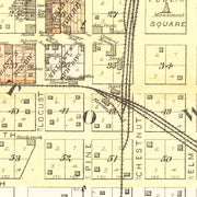 old Delavan map