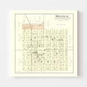 map of Minier