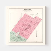 map of Manito