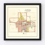 Lawler Vintage Map 1892