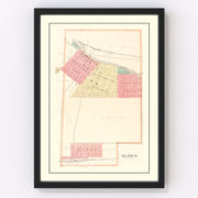 Alden Vintage Map 1892