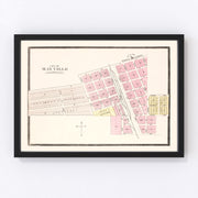 Mayville Vintage Map 1892